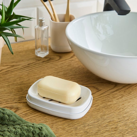 Plastic Soap Dish - image 1