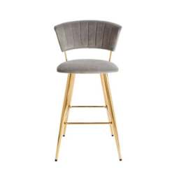 Kendall Bar Stool, Velvet - thumbnail 5