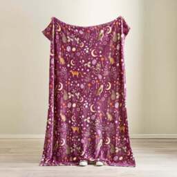 Catherine Lansfield Enchanted Twilight Throw Blanket 130cm x 170cm - thumbnail 3