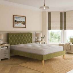 Emberly Velvet Bed Frame - thumbnail 2