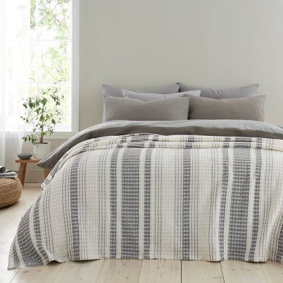 Hayden Waffle 100% Cotton Throw Blanket - image 1