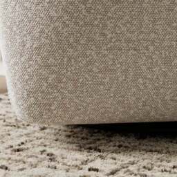 Wren Two Tone Boucle Swivel Chair - thumbnail 4
