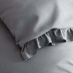 Briona Frilled Edge Duvet Cover & Pillowcase Set - thumbnail 4