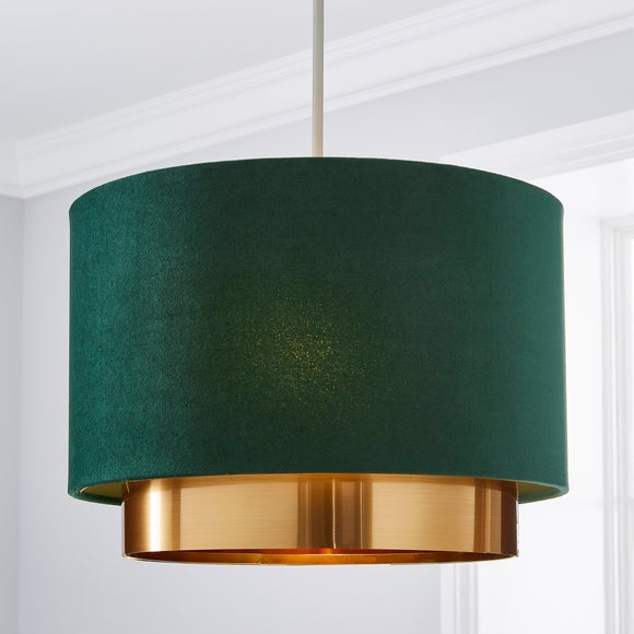 Nesa Two Tier Velvet Lamp Shade - image 1