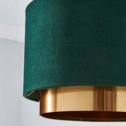 Nesa Two Tier Velvet Lamp Shade - thumbnail 3