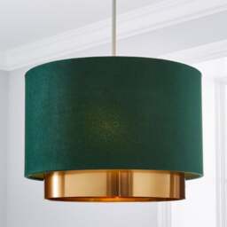 Nesa Two Tier Velvet Lamp Shade