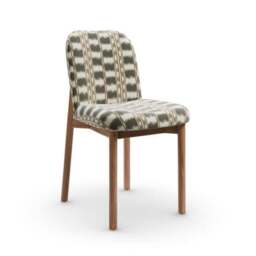 Cody Dining Chair, Avis Striped Fabric - thumbnail 5