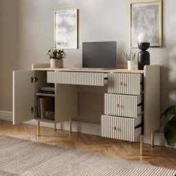 Georgi Standard 4 Drawer Desk - thumbnail 2