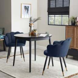 Vivian Velvet Dining Chair - thumbnail 2