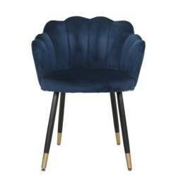 Vivian Velvet Dining Chair - thumbnail 3