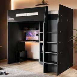 Flair Summit Gaming High Sleeper Bed Frame - thumbnail 3
