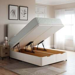 Luxury End Ottoman Base, Linen - thumbnail 2