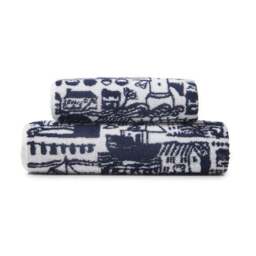 Elements Coastal Boats Cotton Towel - thumbnail 4