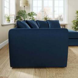 Blake Curved Arm Opulent Velvet Corner Chaise Sofa - thumbnail 2