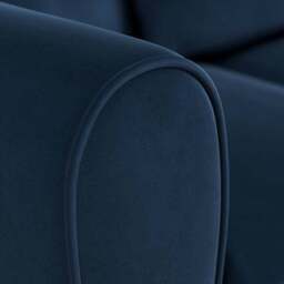 Blake Curved Arm Opulent Velvet Corner Chaise Sofa - thumbnail 5