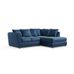 Blake Curved Arm Opulent Velvet Corner Chaise Sofa - thumbnail 6