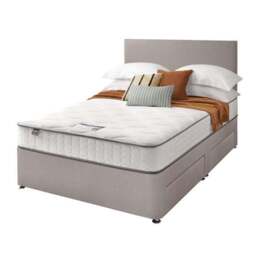 Silentnight Divan Bed With Fabric Paris Headboard and 800 Pocket Sprung Mattress - thumbnail 3