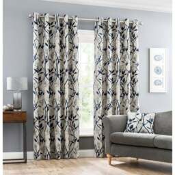 Zen Jacquard Eyelet Curtains - thumbnail 2