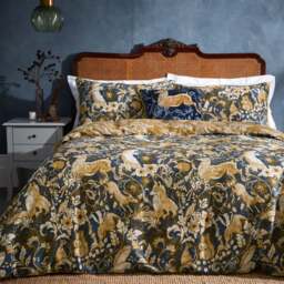 Paoletti Harewood 100% Cotton Duvet Cover & Pillowcase Set - thumbnail 1