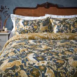 Paoletti Harewood 100% Cotton Duvet Cover & Pillowcase Set - thumbnail 2