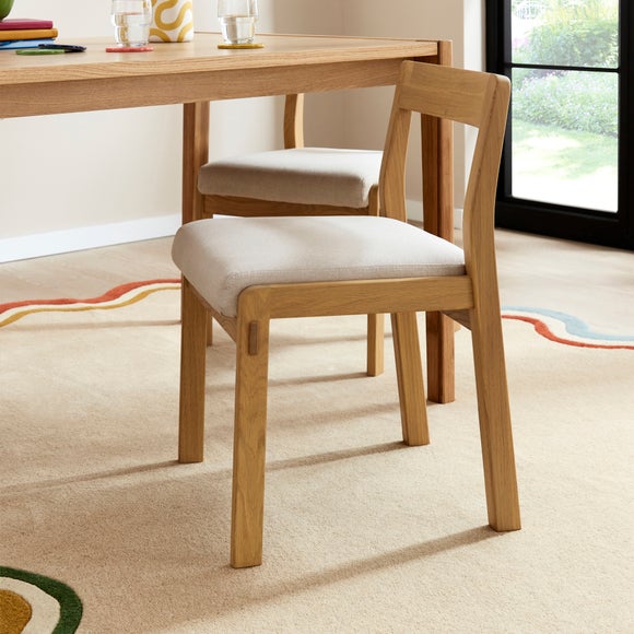 Aylesford Natural Fabric Dining Chair - image 1