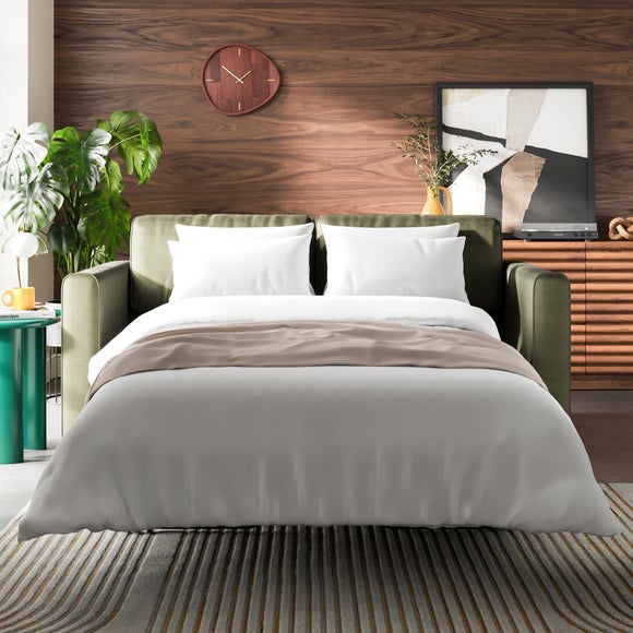 Zoe II Velvet 3 Seater Double Sofa Bed - image 1