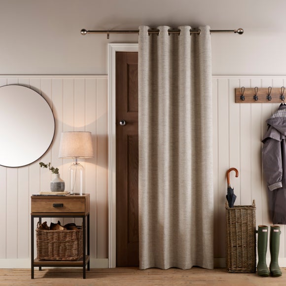 Churchgate Swithland Herringbone Eyelet Door Curtain - image 1