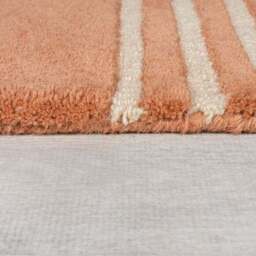 Lozenge Abstract Shaped Wool Rug - thumbnail 4