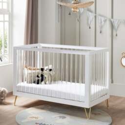 Babymore Kimi Acrylic Cot Bed - thumbnail 1