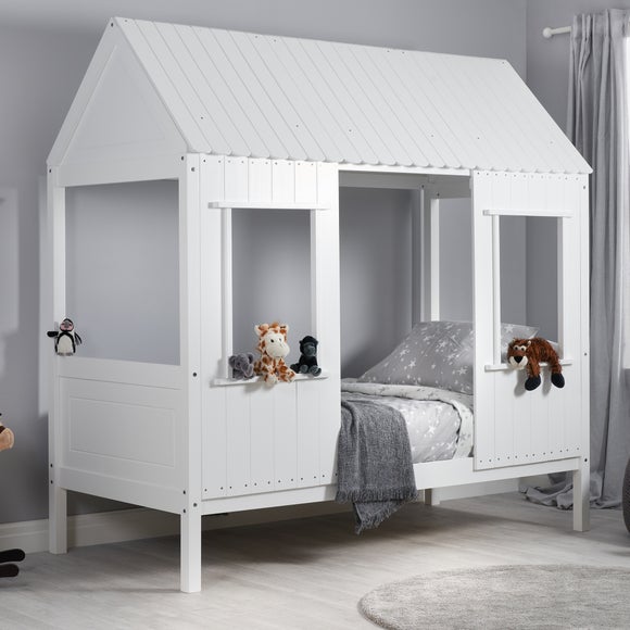 Kids Treehouse Bed, White - image 1