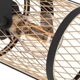 EGLO Dellow Industrial Adjustable Wall Ceiling Spotlight - thumbnail 2