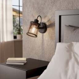 EGLO Dellow Industrial Adjustable Wall Ceiling Spotlight - thumbnail 1