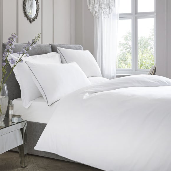 Appletree Piped 100% Cotton Duvet Cover & Pillowcase Set - image 1
