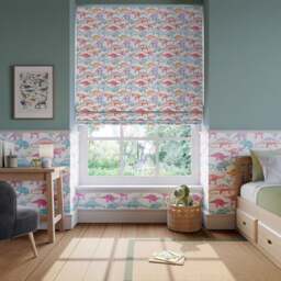 Dinosaur Gallery Made to Measure Roman Blind - thumbnail 1