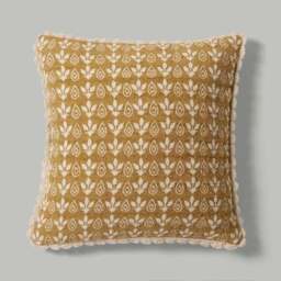Matalasse Printed Cotton Square Cushion Cover - thumbnail 3