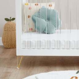 Babymore Kimi XL Acrylic Cot Bed - thumbnail 3