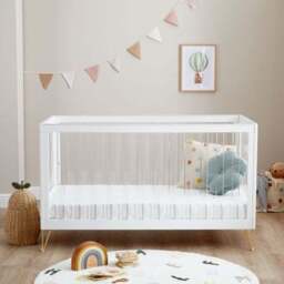 Babymore Kimi XL Acrylic Cot Bed - thumbnail 2