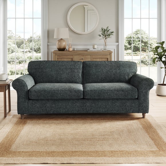 Flori Chunky Chenille 4 Seater Sofa - image 1