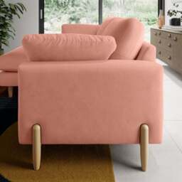Apollo Vintage Velvet Corner Chaise Sofa - thumbnail 2