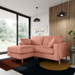 Apollo Vintage Velvet Corner Chaise Sofa