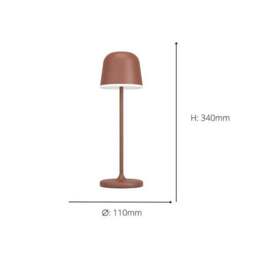 EGLO Mannera Touch Dimmable Outdoor Table Lamp - thumbnail 4