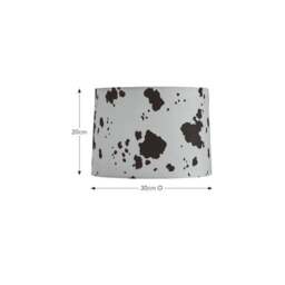 Cow Print Easy Fit Tapered Lamp Shade - thumbnail 4