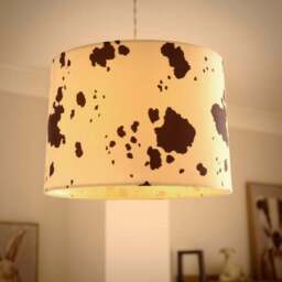 Cow Print Easy Fit Tapered Lamp Shade - thumbnail 2