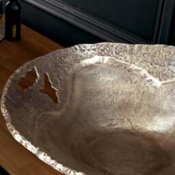 Cast Metal Decorative Bowl - thumbnail 3