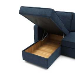 Kayden Woven Reversible Trundle Corner Double Sofa Bed - thumbnail 6