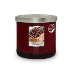 Heart and Home Ellipse Sweet Black Cherries Multi Wick Candle - thumbnail 2