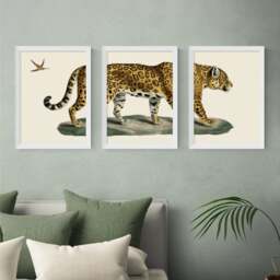 East End Prints Set of 3 Jaguar Prints - thumbnail 1