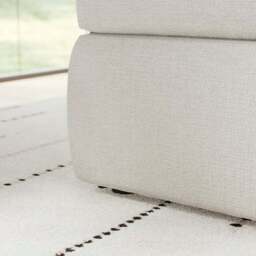 Blake Soft Texture Chenille Footstool - thumbnail 3