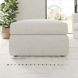 Blake Soft Texture Chenille Footstool - thumbnail 2