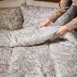 Voyage Cademuir 100% Cotton Duvet Cover & Pillowcase Set - thumbnail 4